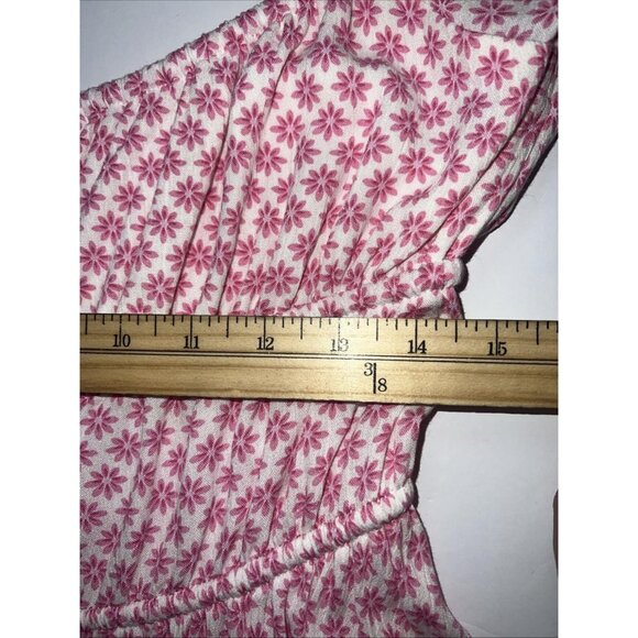 Women_s Pink Floral Mini Dress - Picture 2 of 7